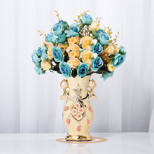 花瓶陶瓷插花套裝 現(xiàn)代家居裝飾的藝術(shù)之選